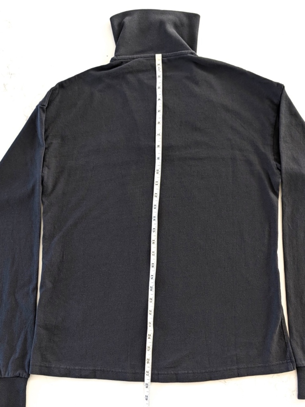 ACNE STUDIOS Half Zip Black XS Embroidered 1996 Logo Cotton Funnel Neck Pullover - Picture 8 of 14